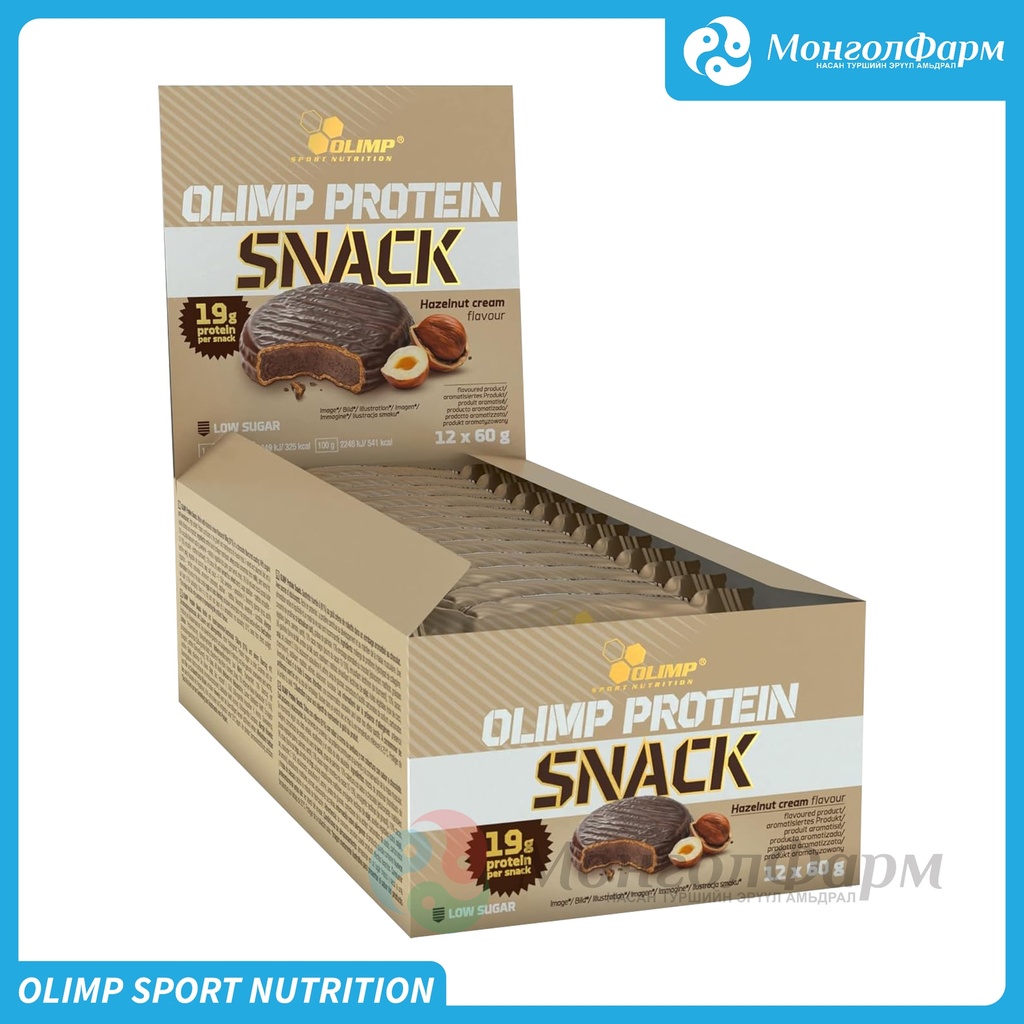 Olimp Protein Снэк /Ойн самрын тосны амттай/
