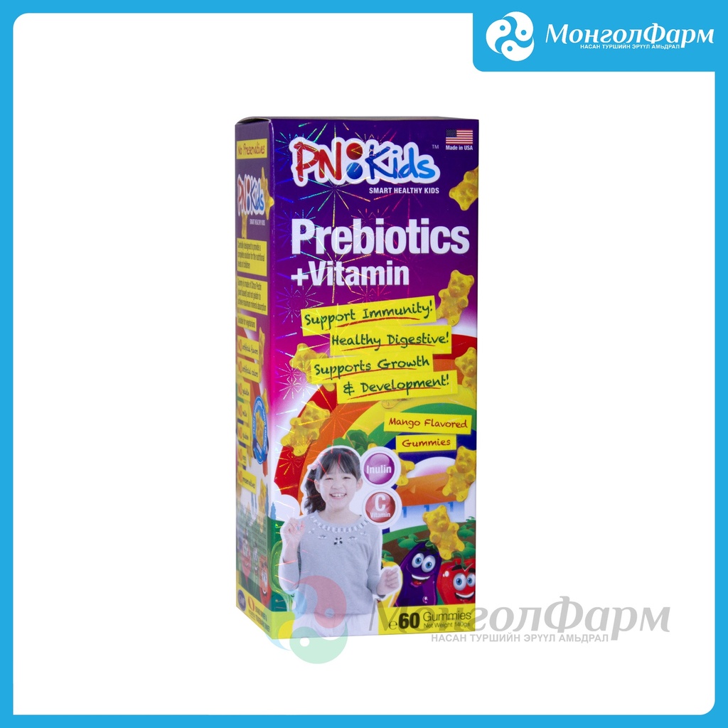 ПН-кидс Prebiotics+vit №60