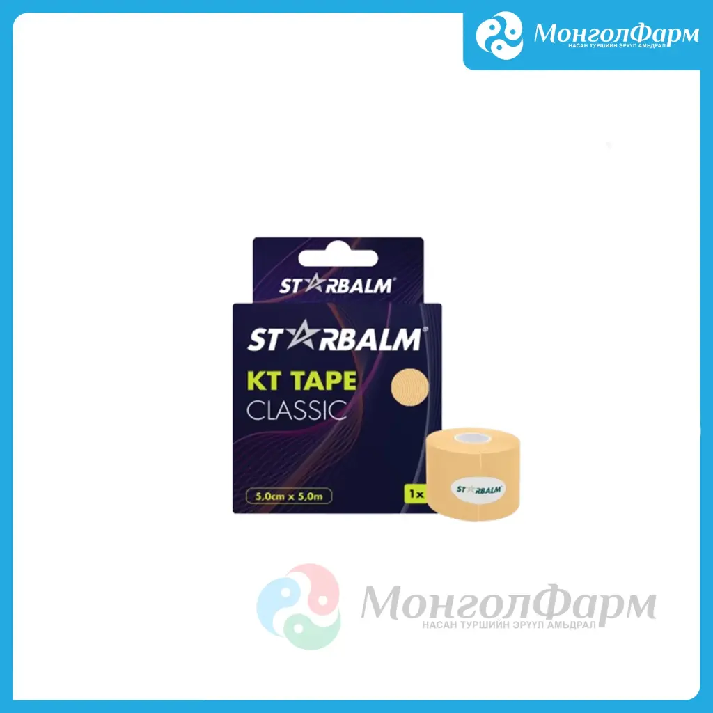 STARBALM KT Tape Classic Skin 5cm x 5m