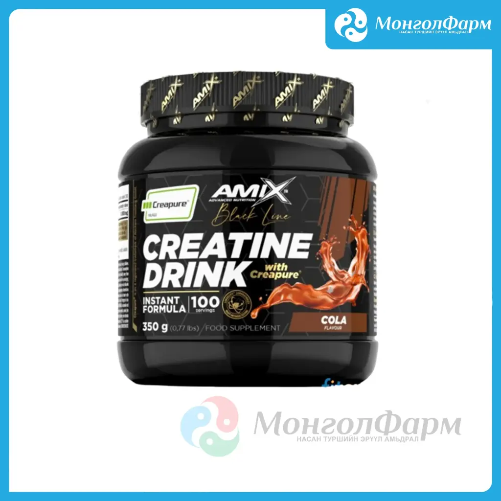 Black Line Creatine Creapure powder Drink 350г кола