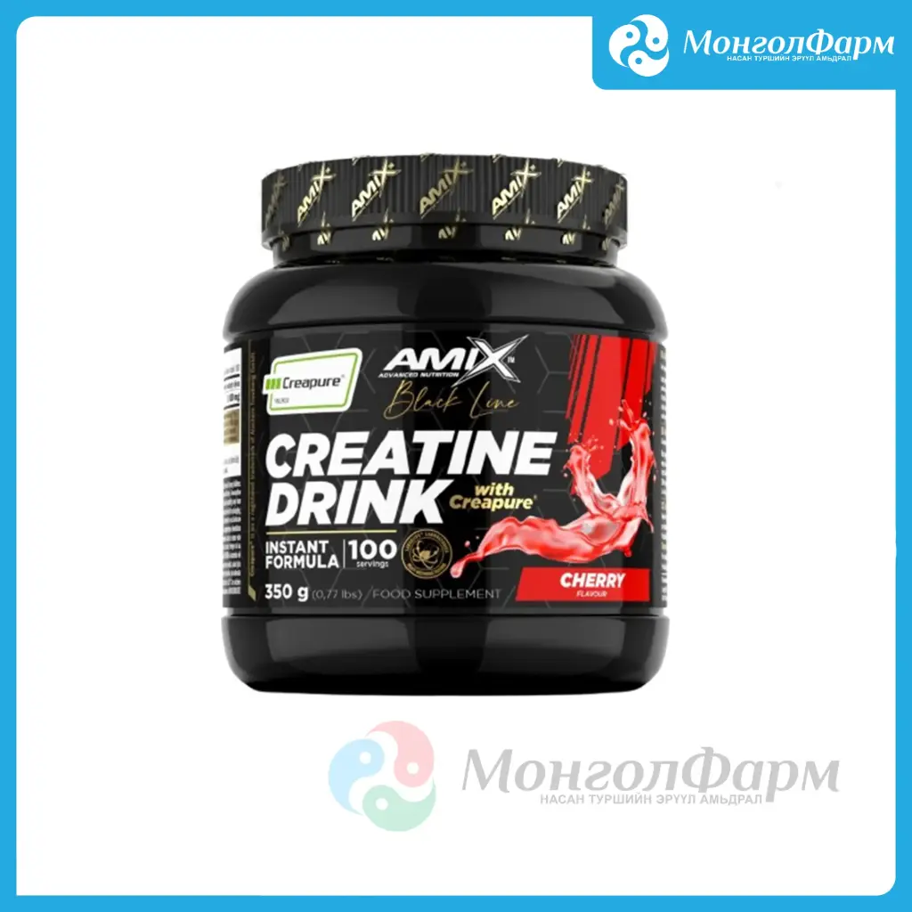 Black Line Creatine Creapure powder Drink 350г интоор
